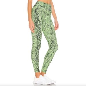 Alo Yoga High Waist VAPOR Snakeskin Leggings Small